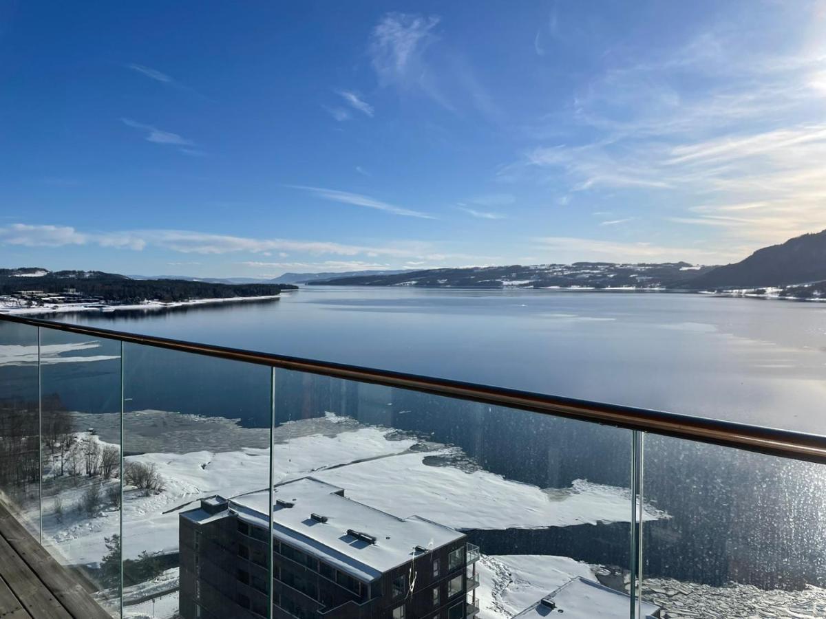 Mjos Tower Suite - Lovely Lake View Brumunddal Luaran gambar