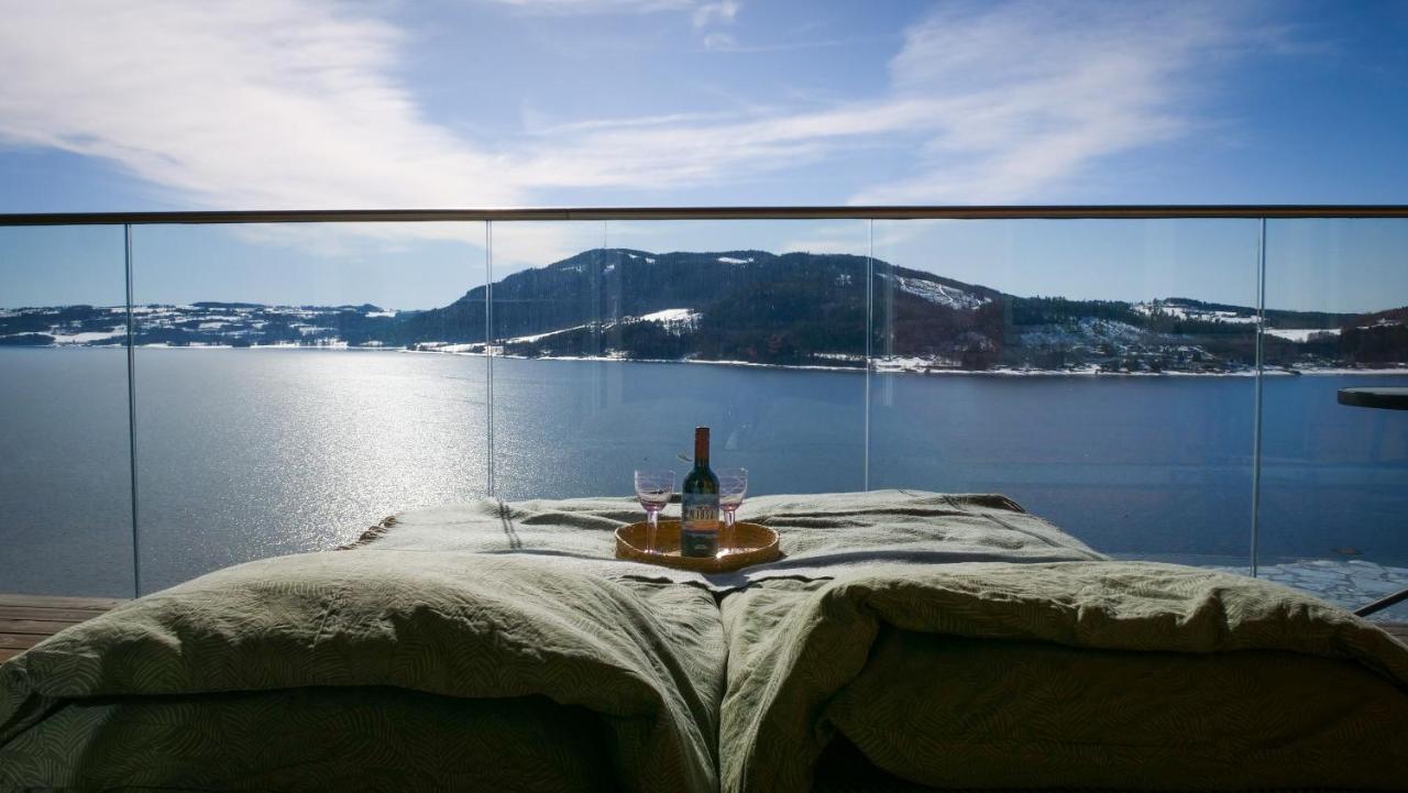 Mjos Tower Suite - Lovely Lake View Brumunddal Luaran gambar